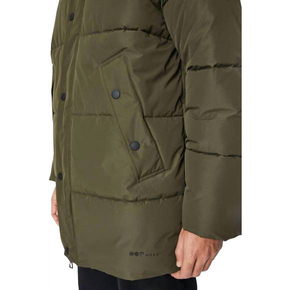 NEW OOFWEAR hooded 5989 jacket in moss green - Picture 6 of 6